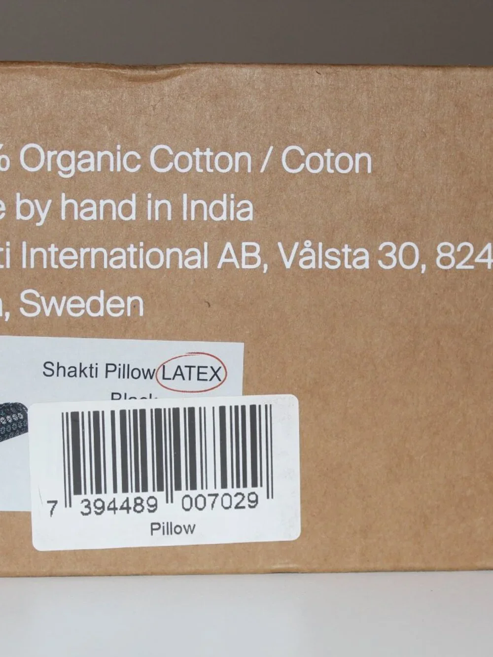 Shakti Acupressure Pillow Black w/ Original Box Relaxation Neck Support Level 1